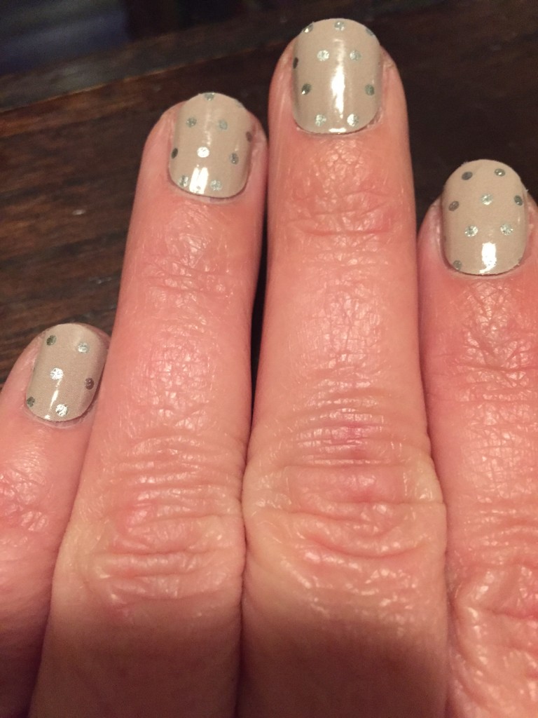 Icy Taupe Polka wraps