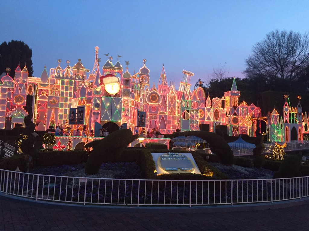 It's a Small World at sunrise